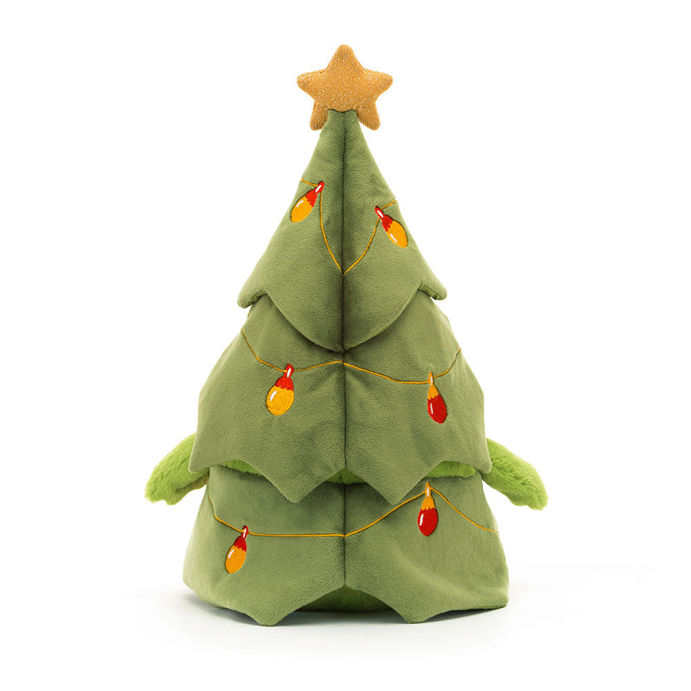 Kuscheltier Weihnachtsbaum "Ricky Rain Frog" - 29 cm (Grün) Jellycat
