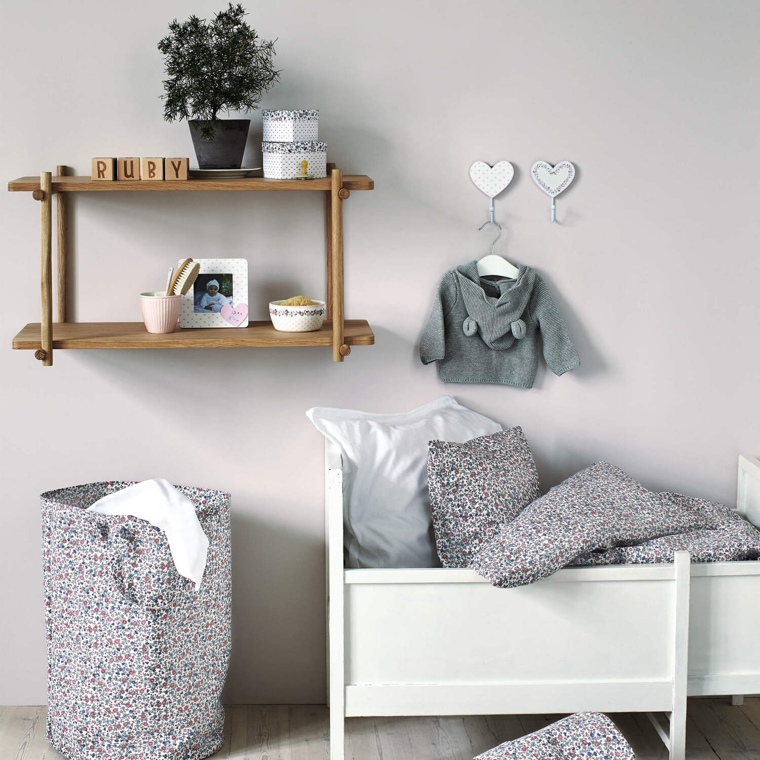 große Aufbewahrungstasche "Ruby Petit"  (White)