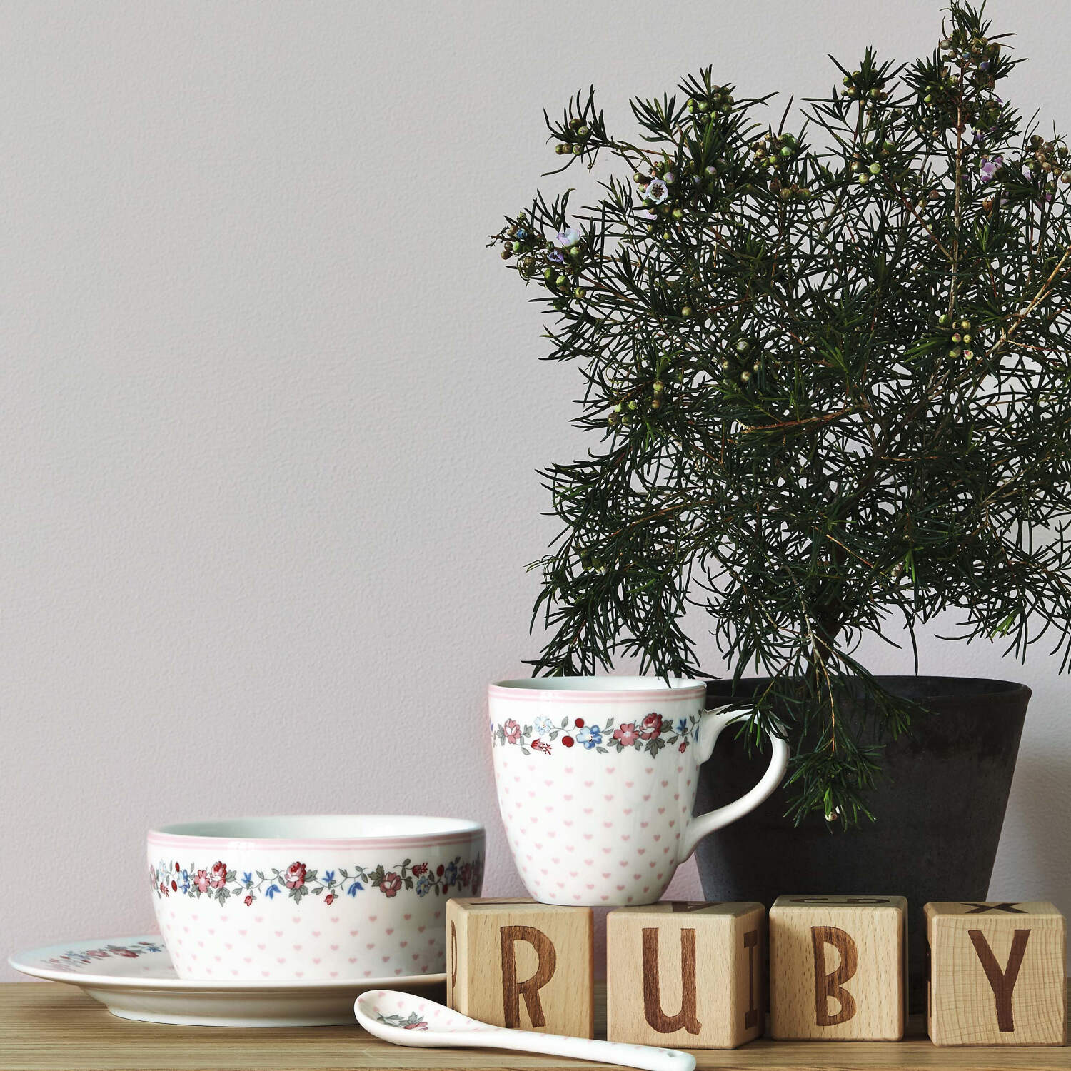 große Aufbewahrungstasche "Ruby Petit"  (White)