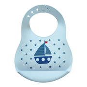 Baby Lätzchen mit Auffangschale "Noah" (Blue)