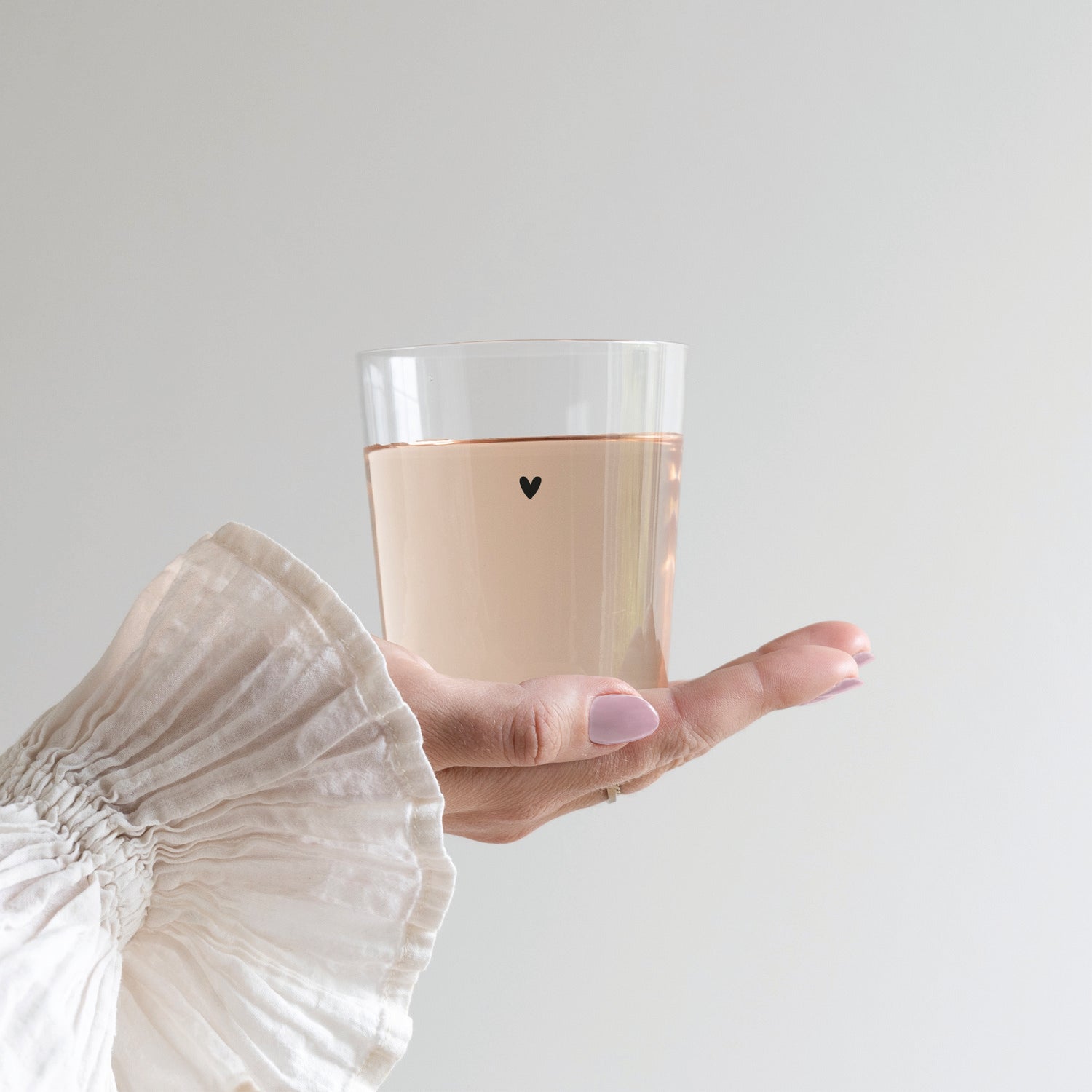 Tumbler "Heart" - 450 ml (Schwarz)