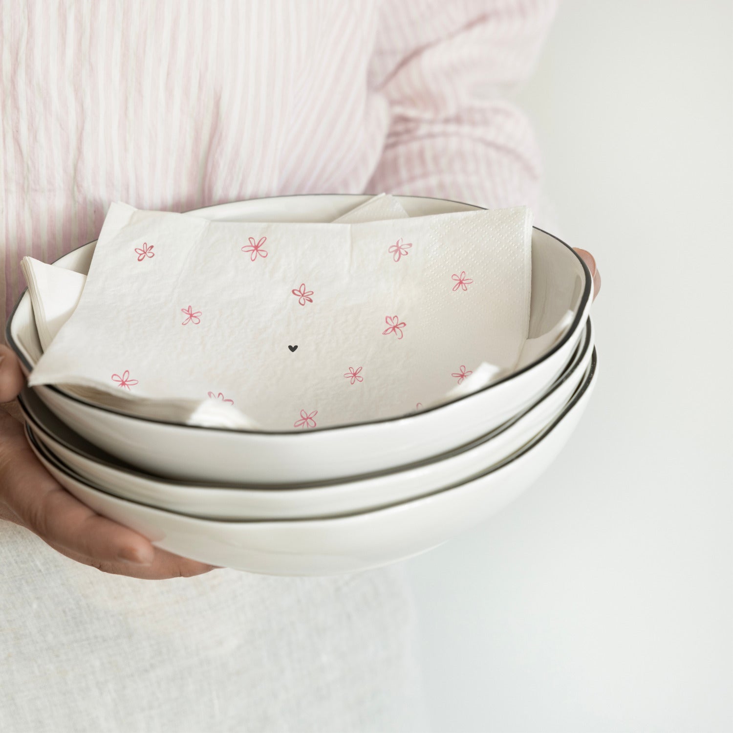 Papierserviette "You are the sweetest" - 12,5x12,5 cm (Weiß)