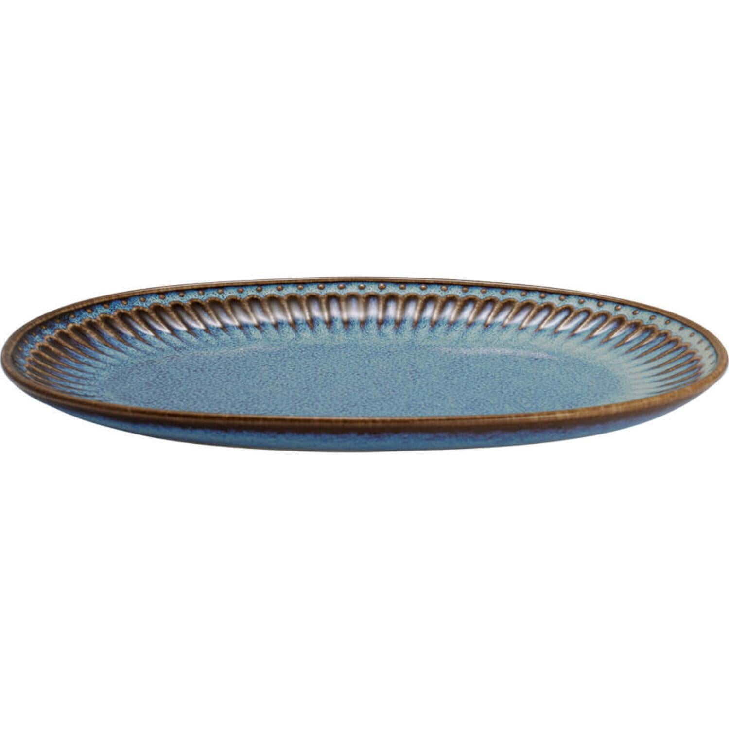 Gebäckteller "Alice" - 23x14,5 cm (Oyster Blue)