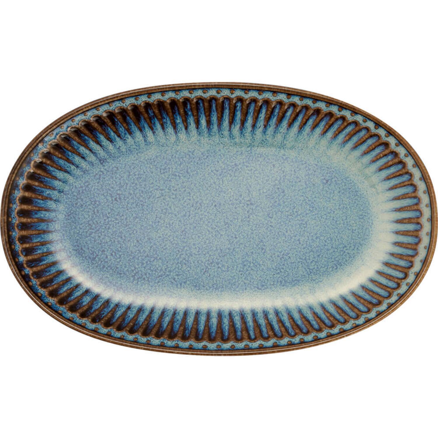 Gebäckteller "Alice" - 23x14,5 cm (Oyster Blue)