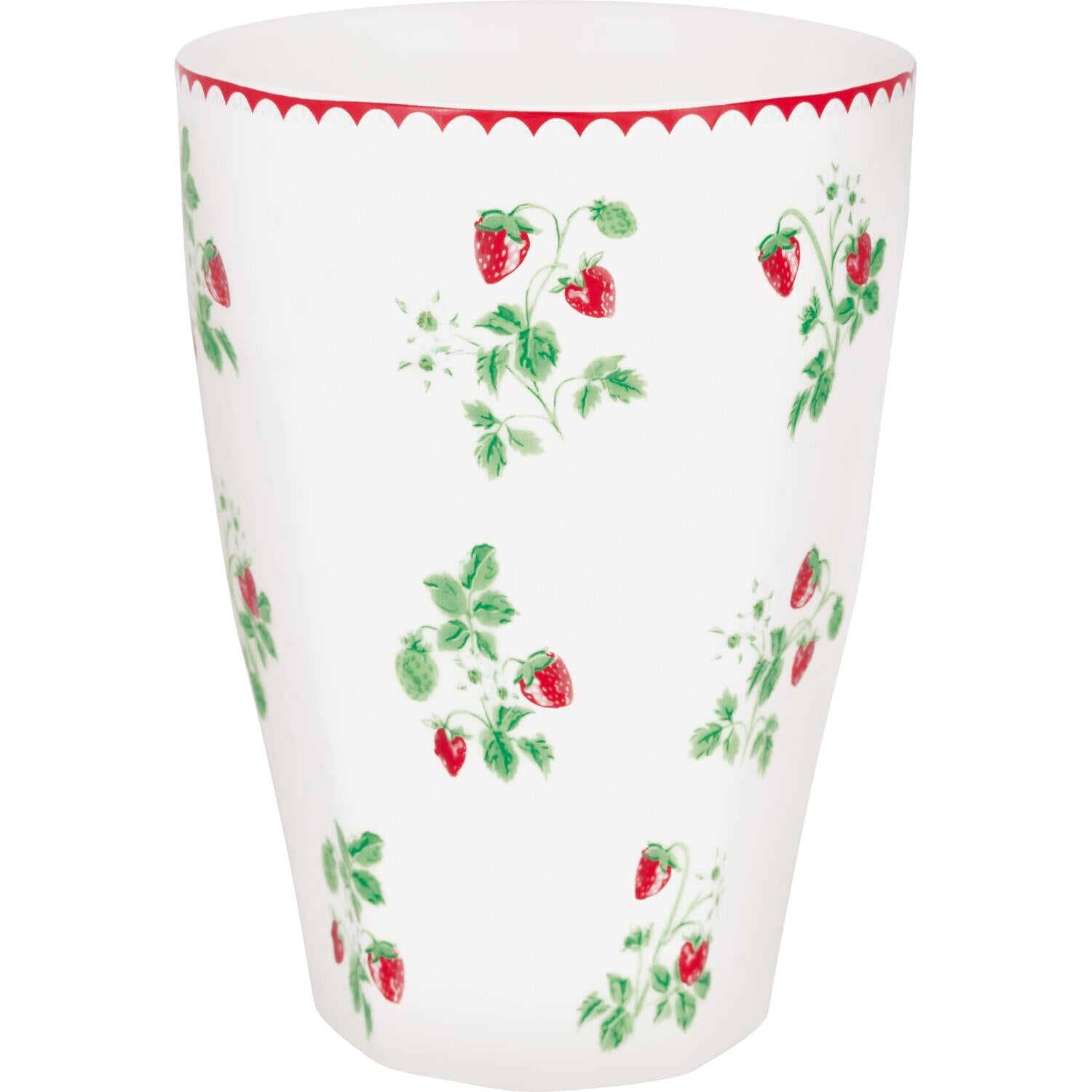 French Latte Becher "Berry"- 0,4 l (Weiß)