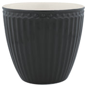 Latte Cup "Alice" (Dark Grey)  - 4er-Set