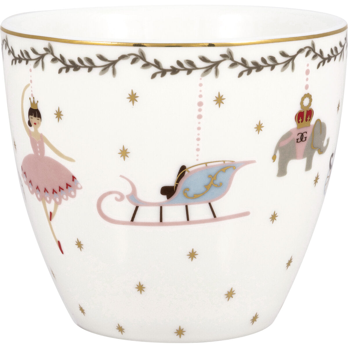 Latte Cup "Royal Christmas" - 0,35 l (Weiß)