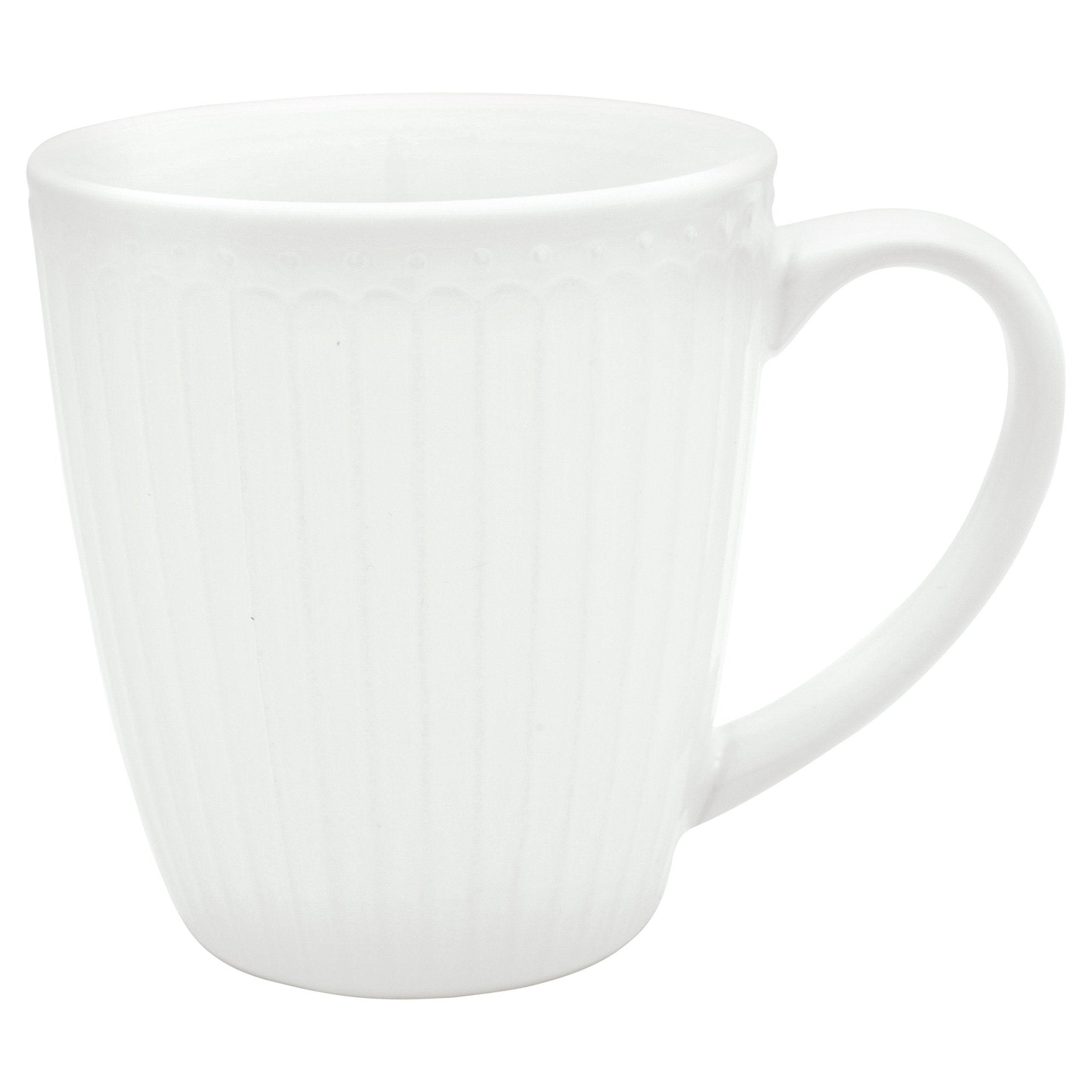 Henkeltasse "Alice" im 4er-Set - 7x7 cm (White) GreenGate