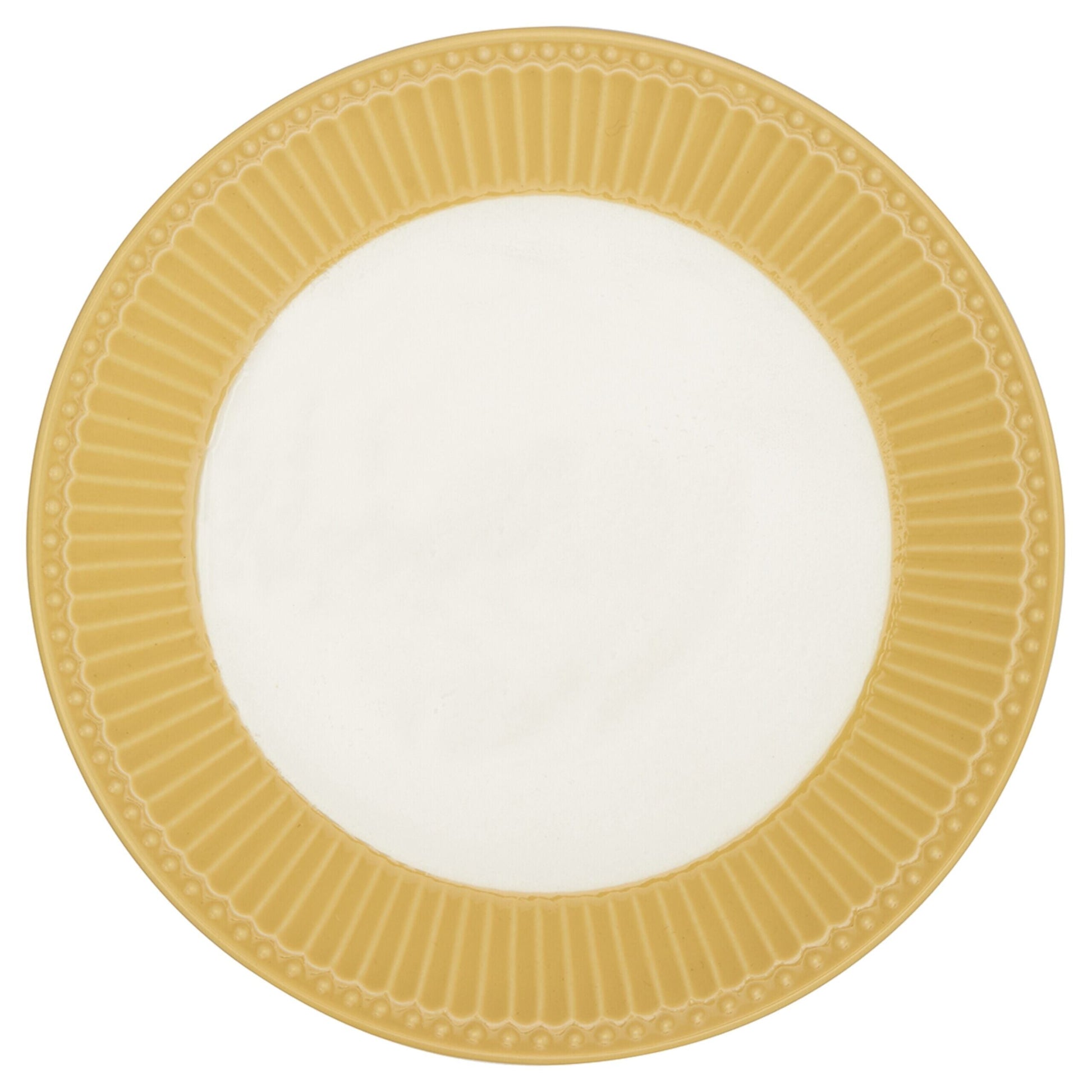Frühstücksteller "Alice" im 4er-Set - 22,5 cm (Honey Mustard) GreenGate