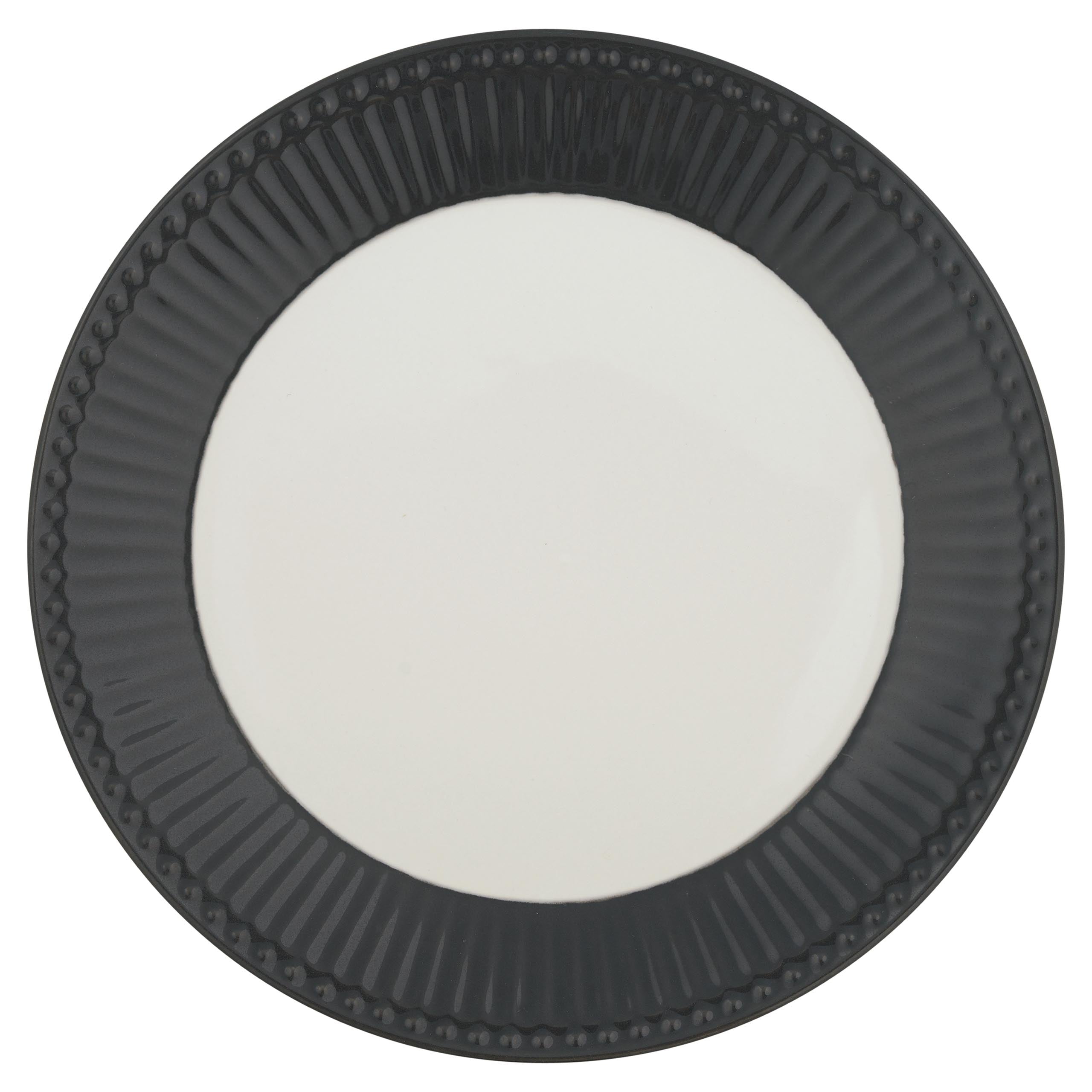 Frühstücksteller "Alice" (Dark Grey)  - 4er-Set