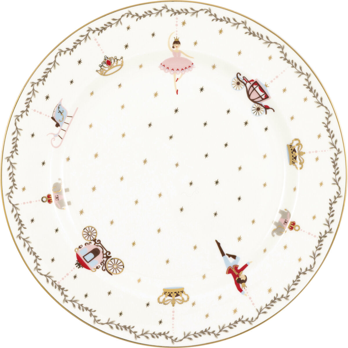 Teller "Royal Christmas" - 20,5 cm (Weiß)