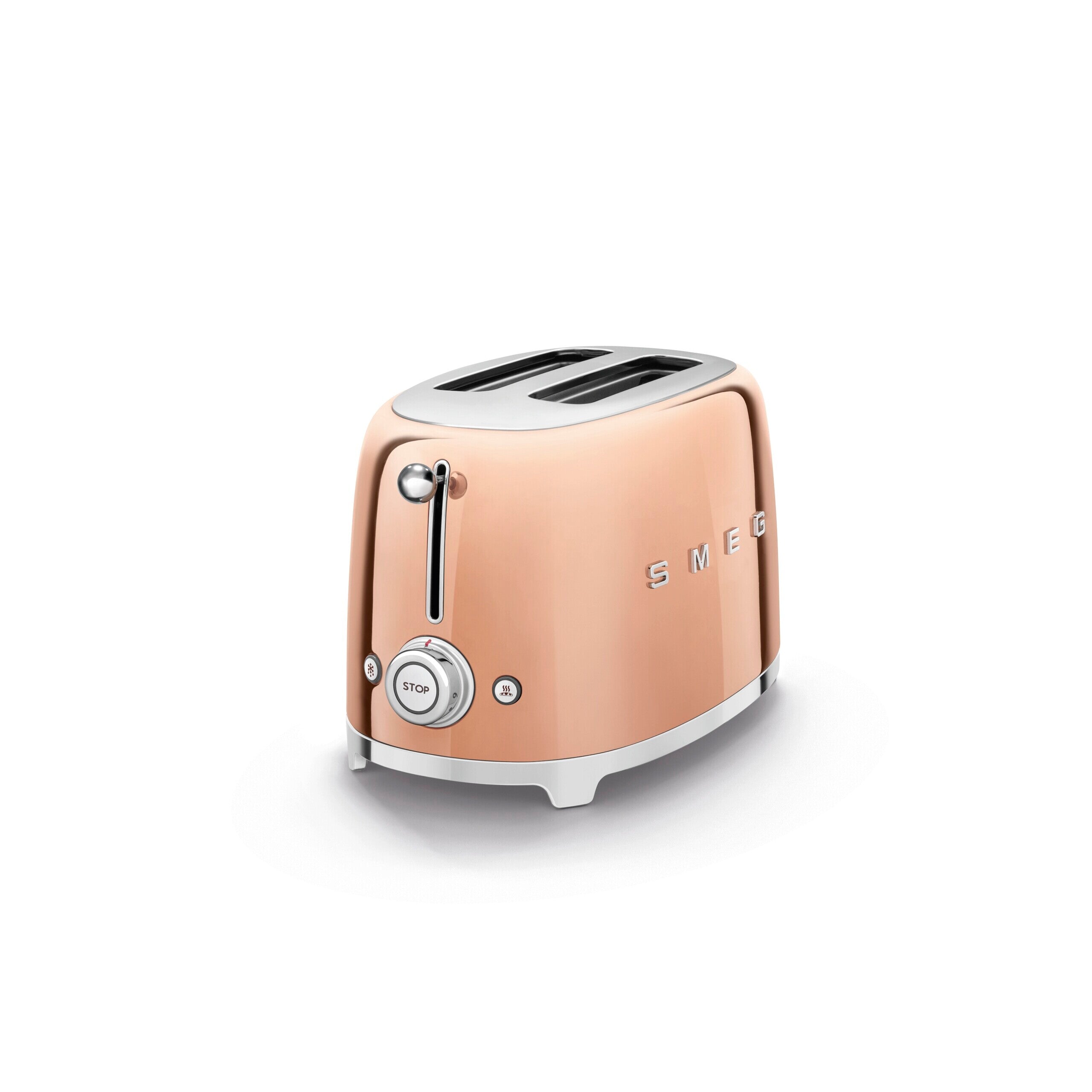 smeg 2-Schlitz-Toaster "50's Retro Style" (Rose-Gold), kompakt