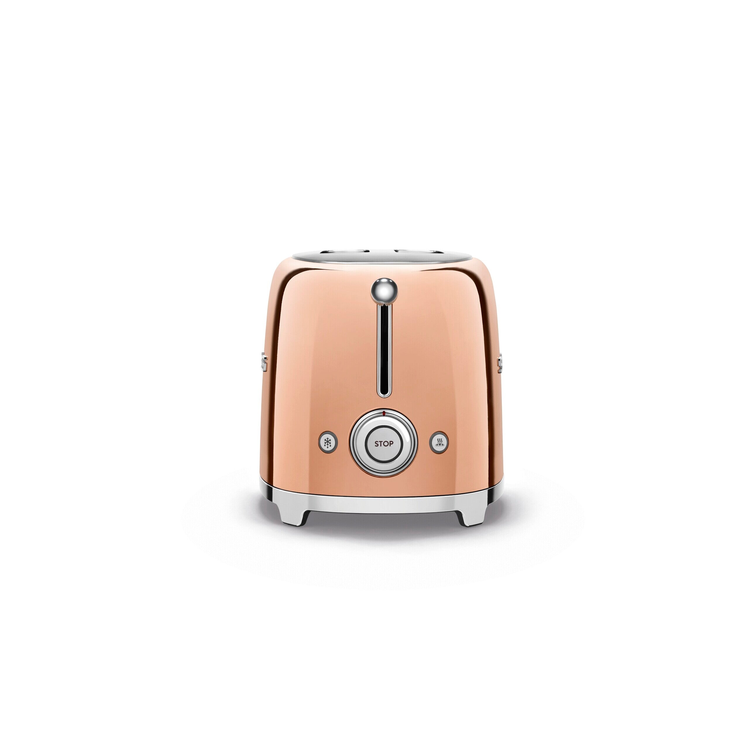 smeg 2-Schlitz-Toaster "50's Retro Style" (Rose-Gold), kompakt
