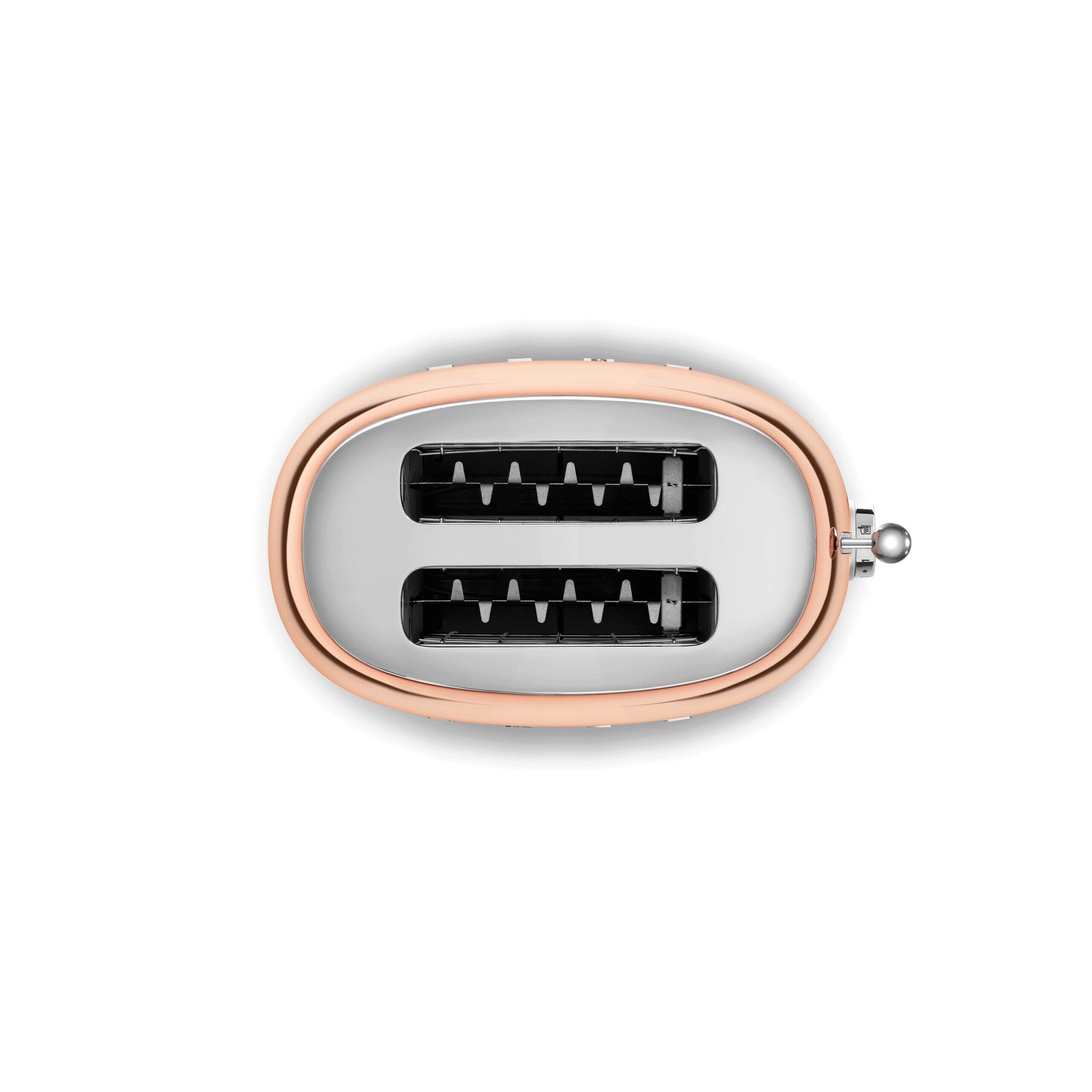 smeg 2-Schlitz-Toaster "50's Retro Style" (Rose-Gold), kompakt