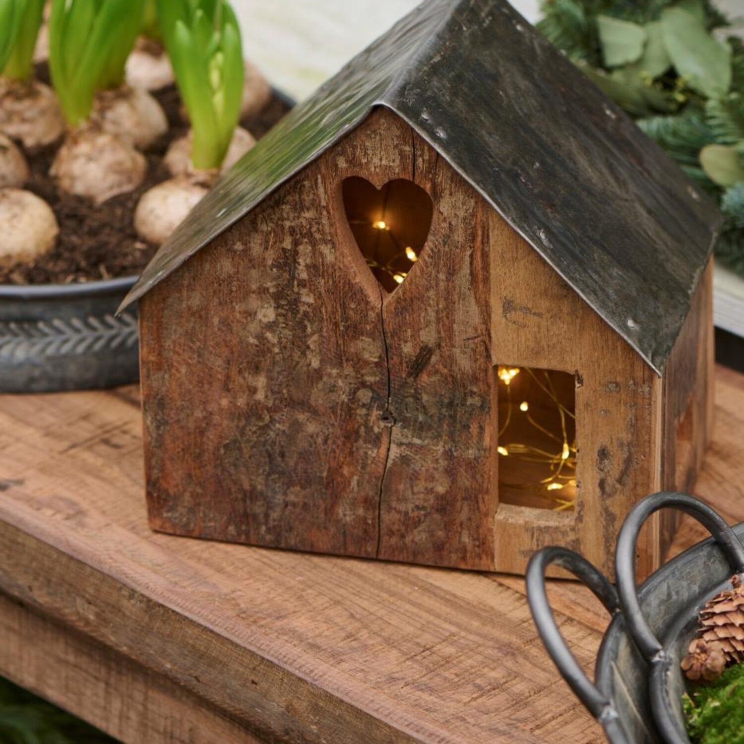 Holzhaus "Unika" - 17x26x20 cm