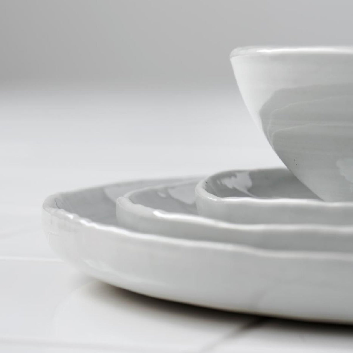 Essteller "Waves" - 27x2 cm (Grau)