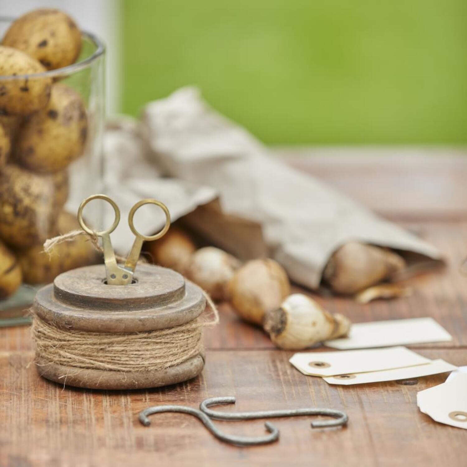 S-Haken mit Antikmessing-Look