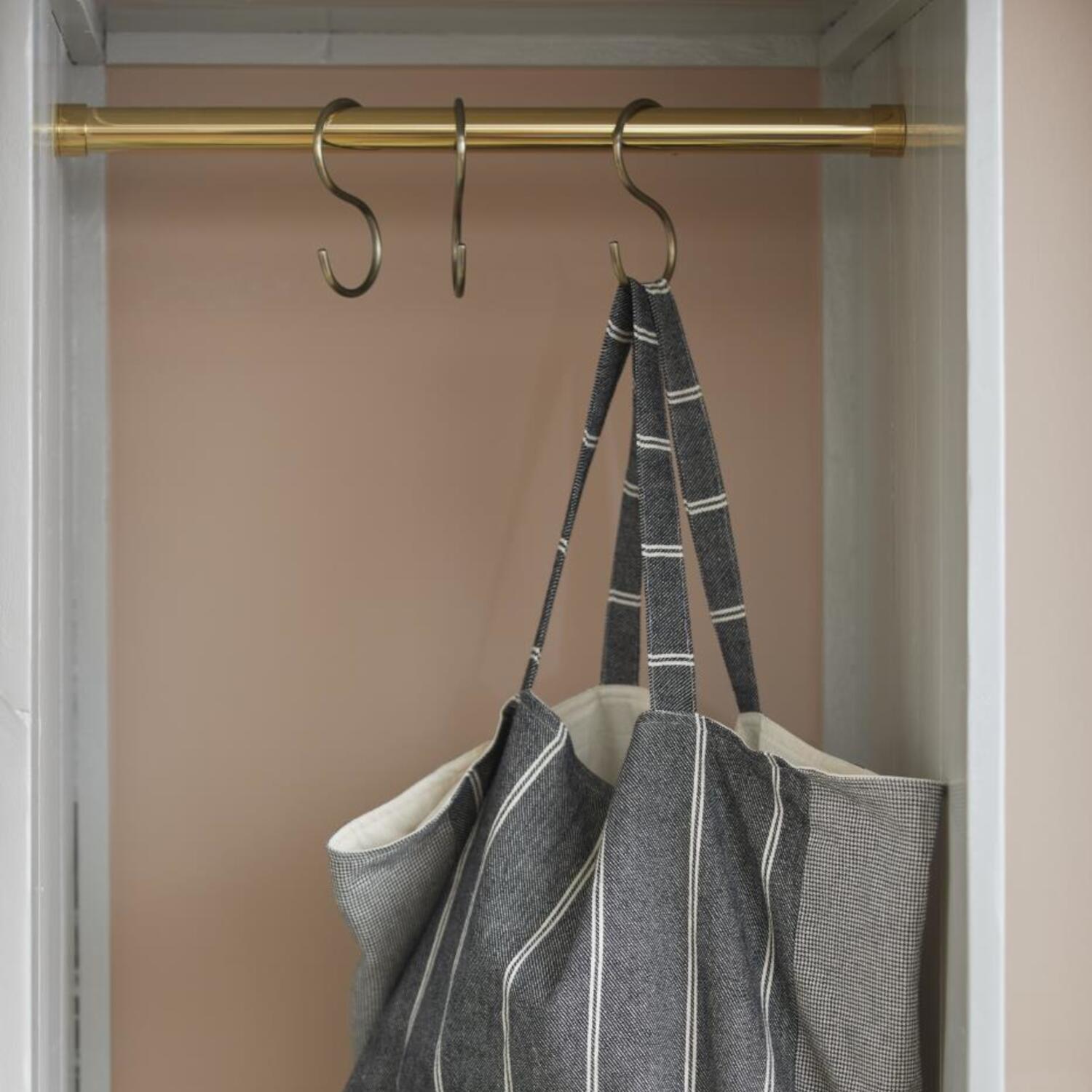 S-Haken mit Antikmessing-Look