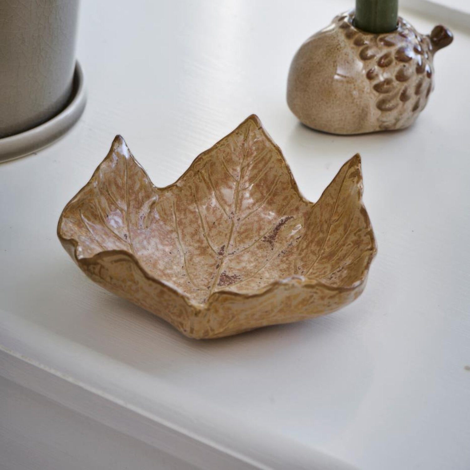 Schale - 14,7x13,5x4,5 cm (Braun)