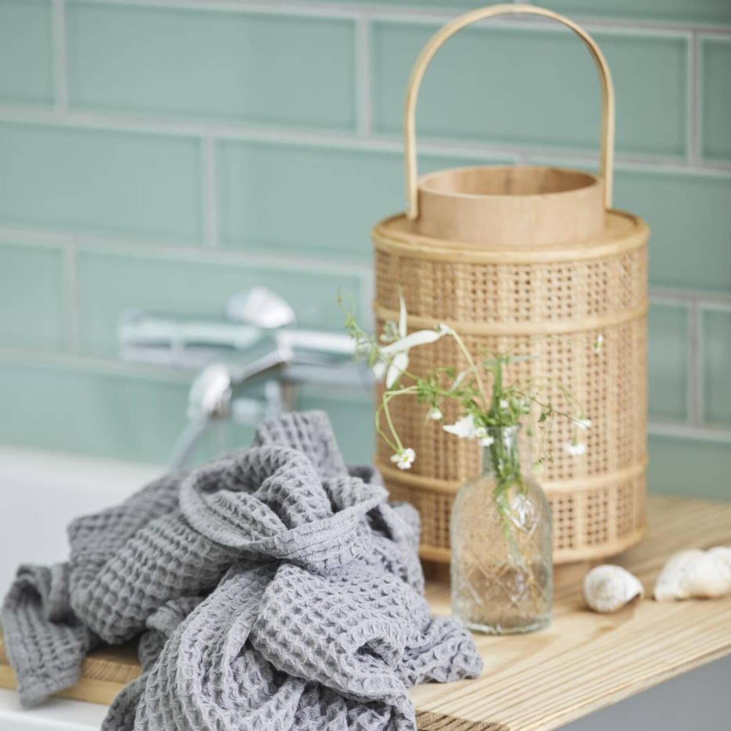 Handtuch "Liseleje" - 100x50 cm (Anthrazit)