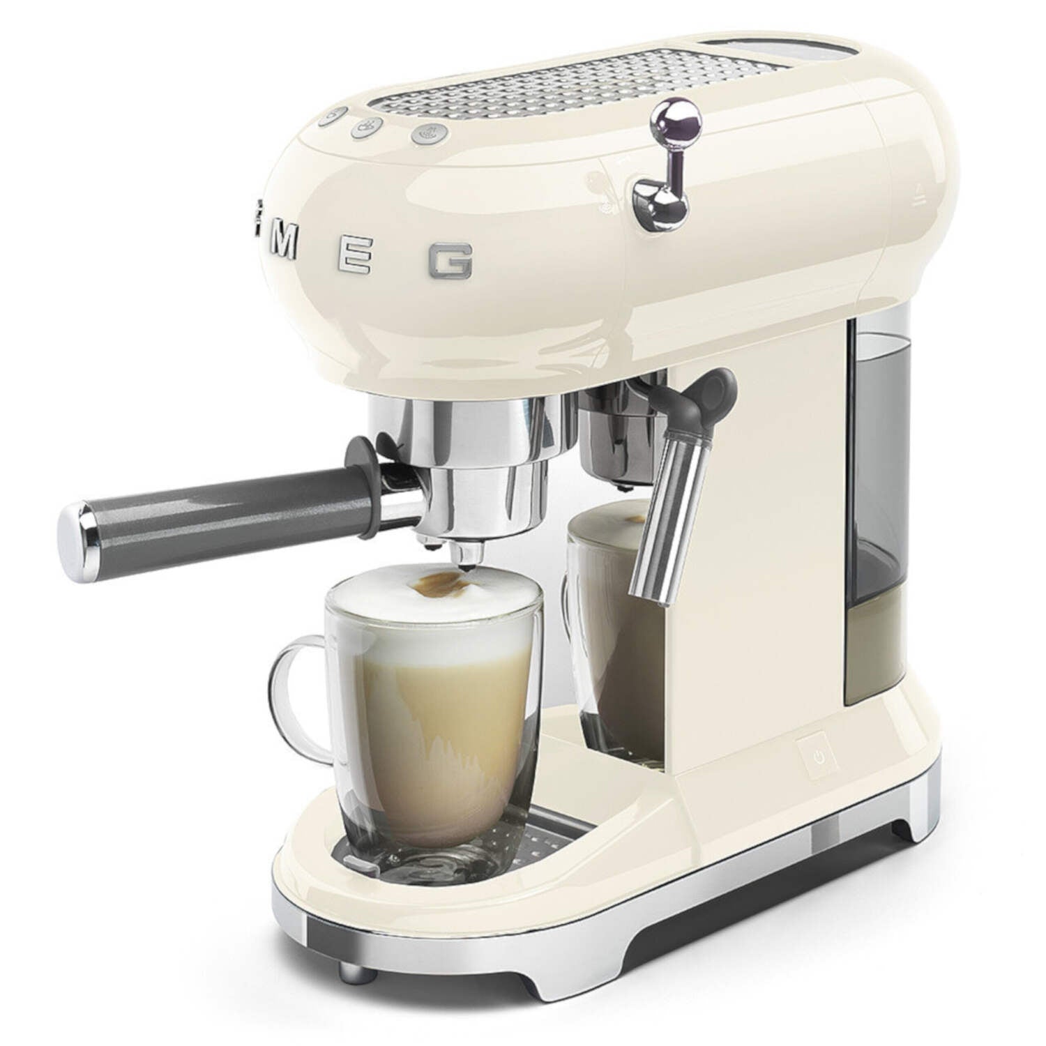 smeg Espresso-Kaffeemaschine "50's Retro Style" (Creme)