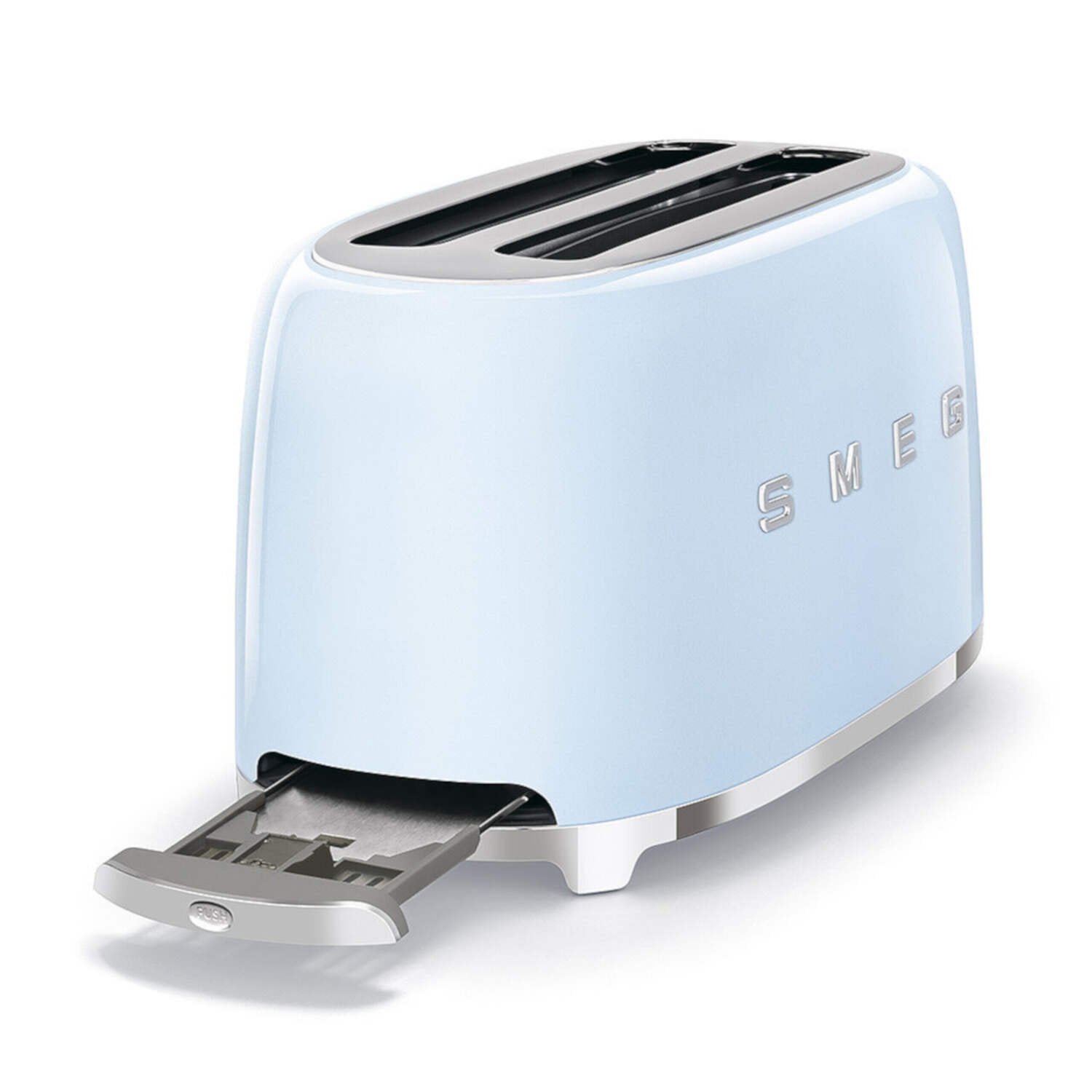 smeg 2-Schlitz-Toaster "50's Retro Style" (Pastellblau), lang