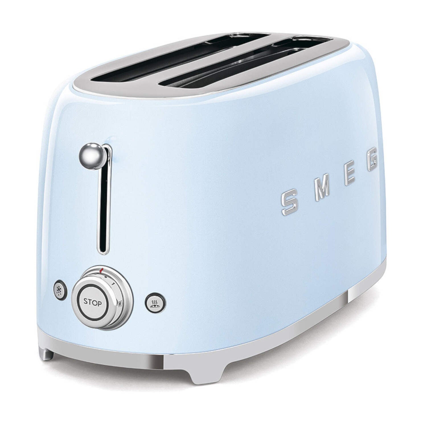 smeg 2-Schlitz-Toaster "50's Retro Style" (Pastellblau), lang