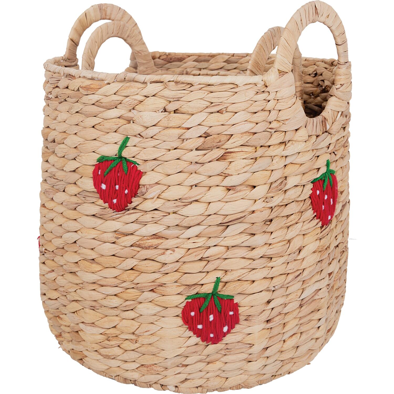 Korb "Strawberry" im 2er-Set (Natur)