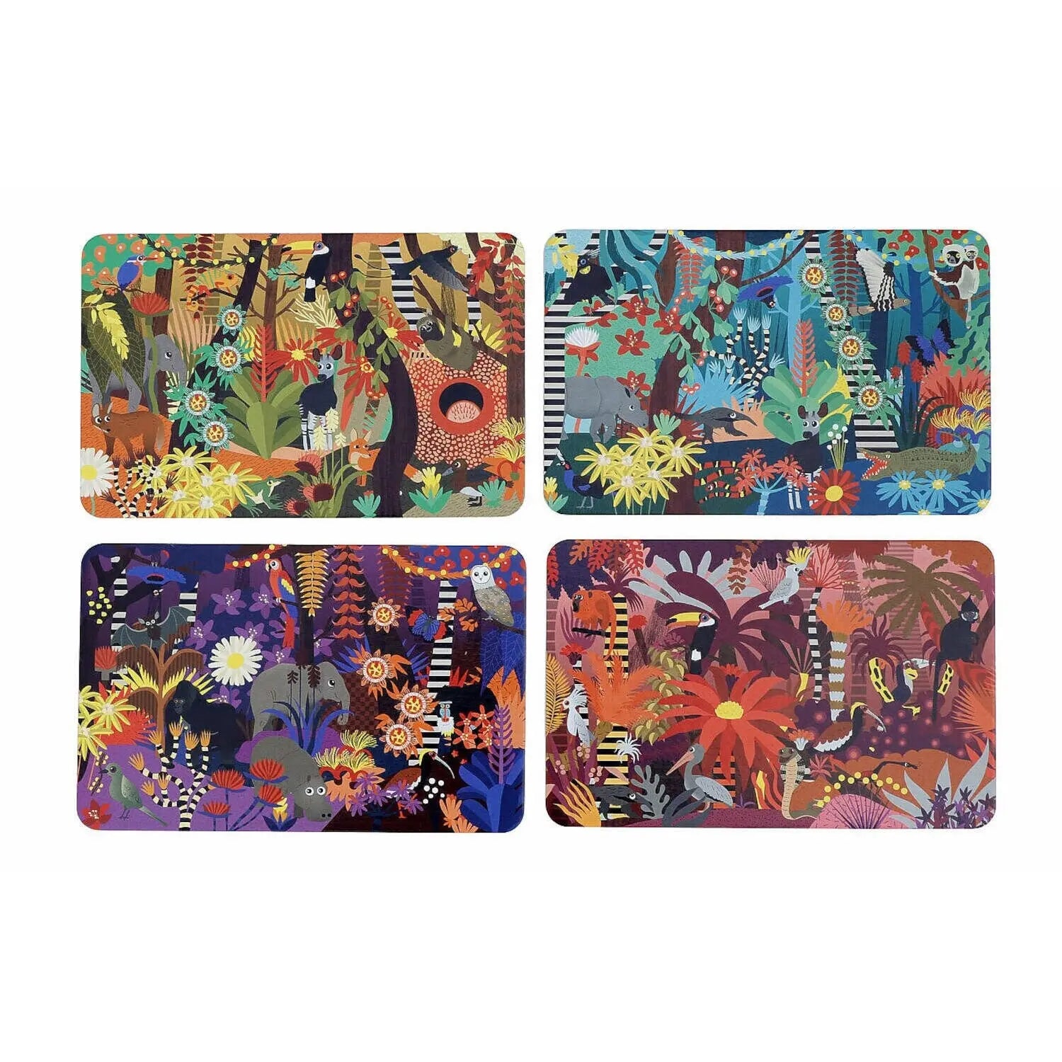 Wer versteckt sich hier im Dschungel? - Ein Wimmel-Spiel