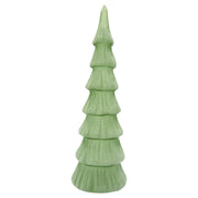 "Tannenbaum mit Schnee" (Green) - Groß