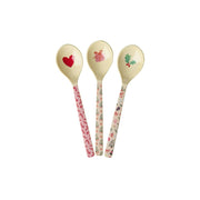 Melamin Teelöffel "Xmas" im 3er-Set - 14,5x3,5 cm (Bunt)