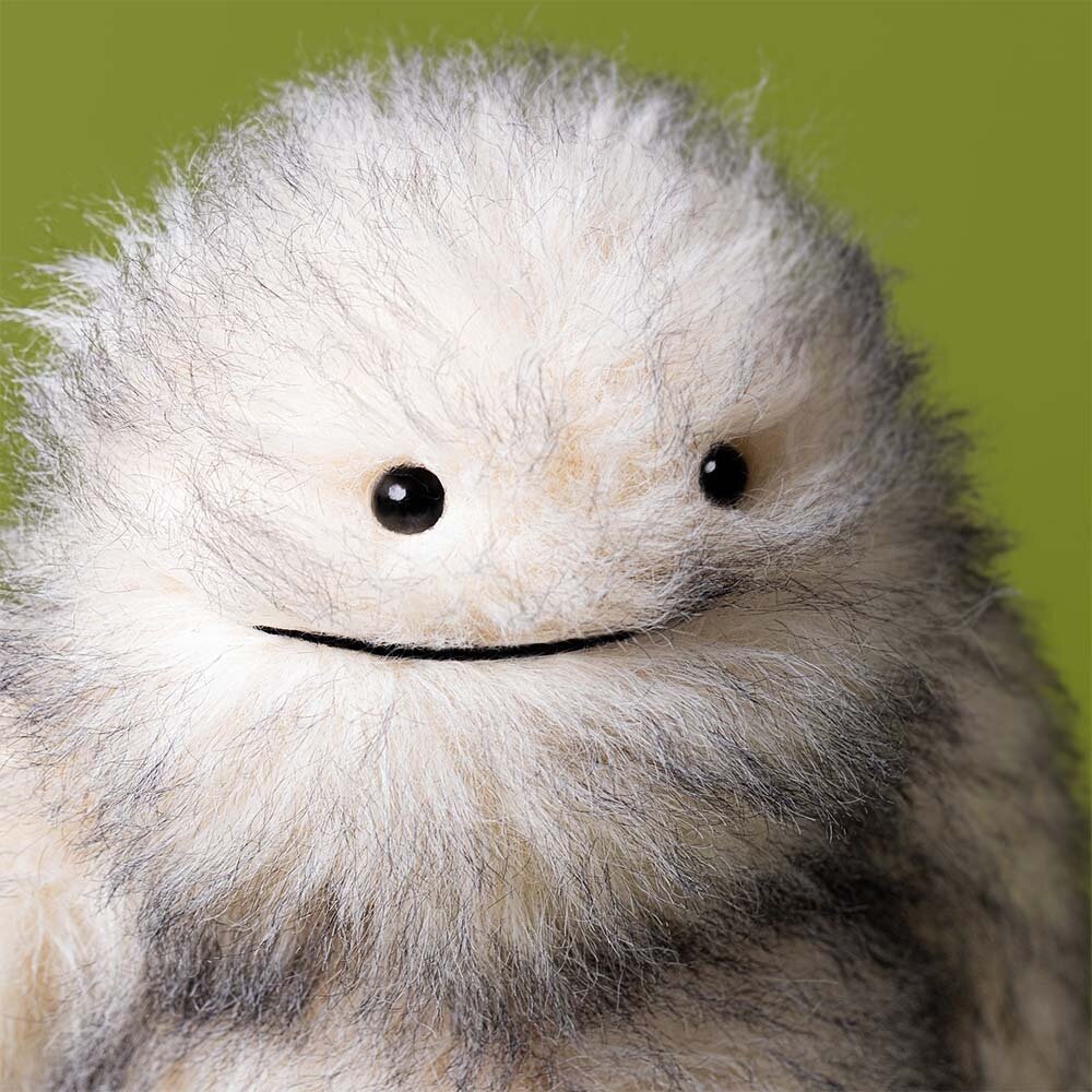 Kuscheltier Yeti "Bretti" - 29x15x15 cm (Grau)