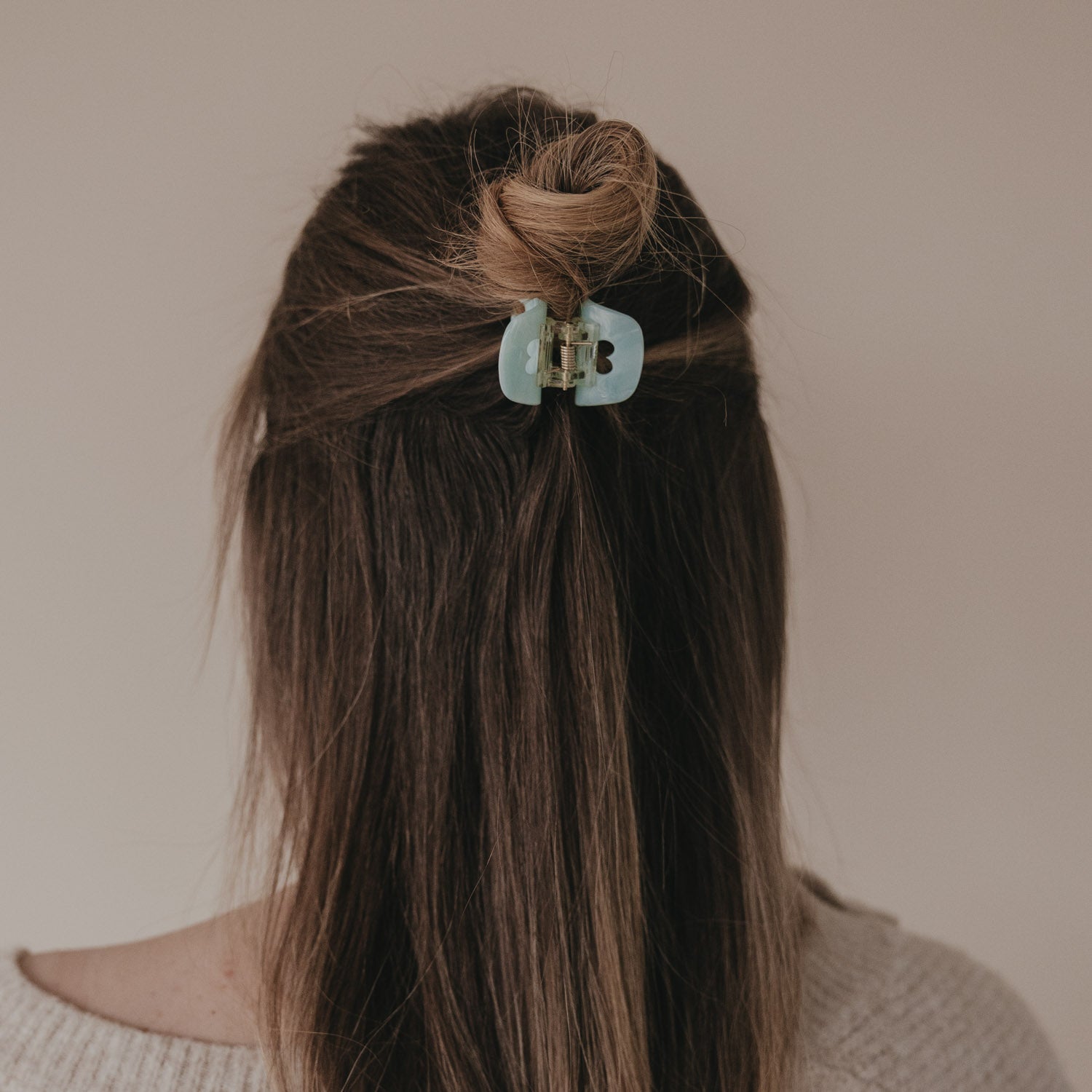 Haarspange "Herz" - Klein (Mint)