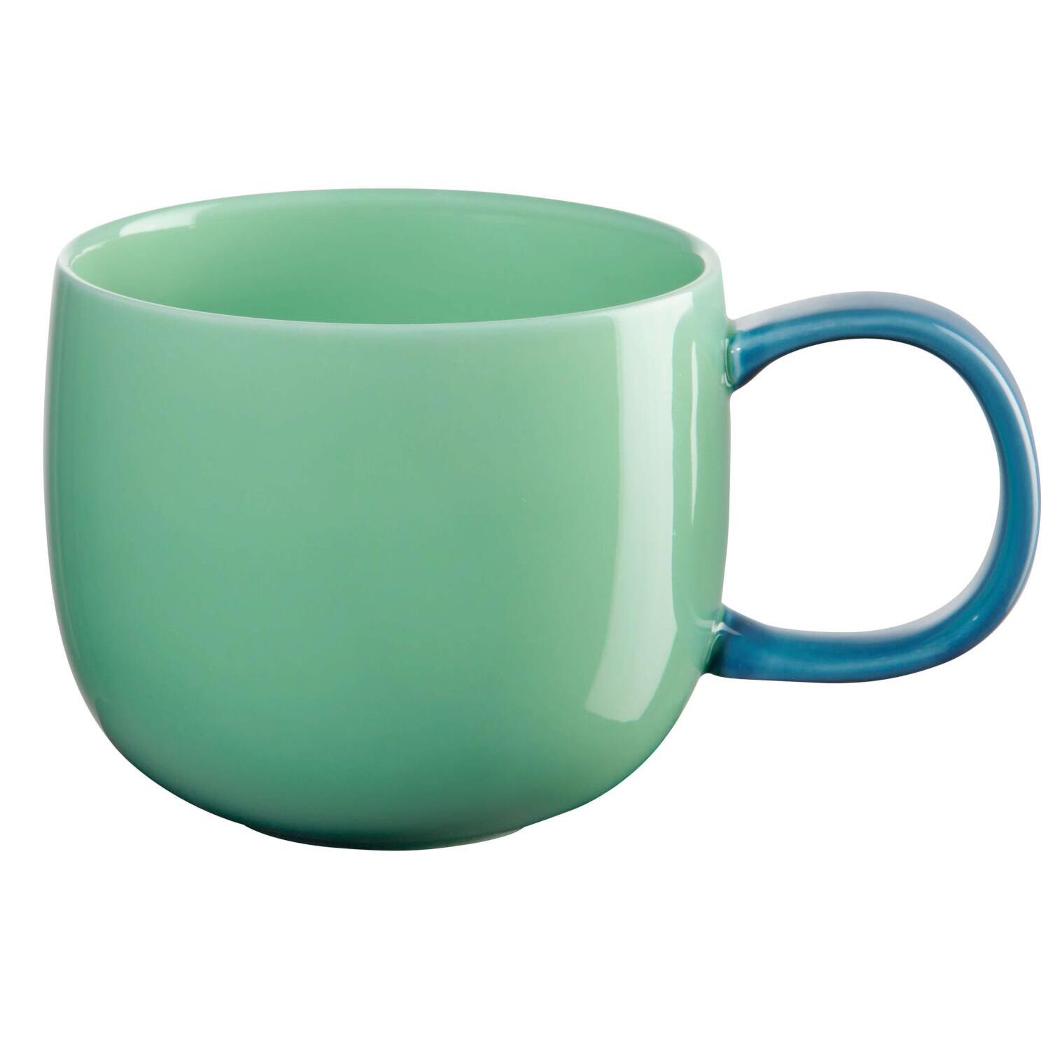 Henkelbecher "blueberry" - 400 ml (Mint/Blau)