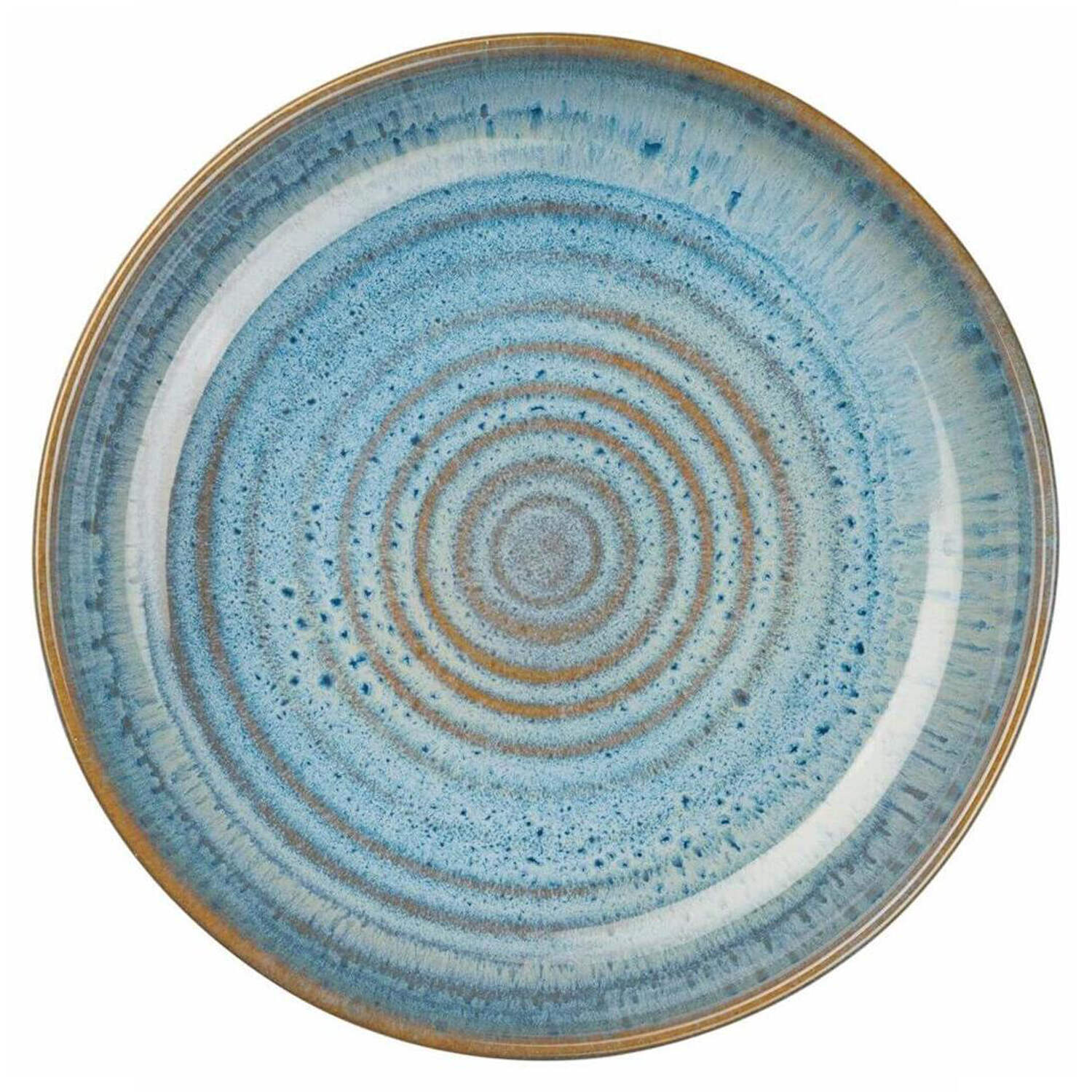 Poke Fusion Teller "Tamari" - 22 cm (Blau)