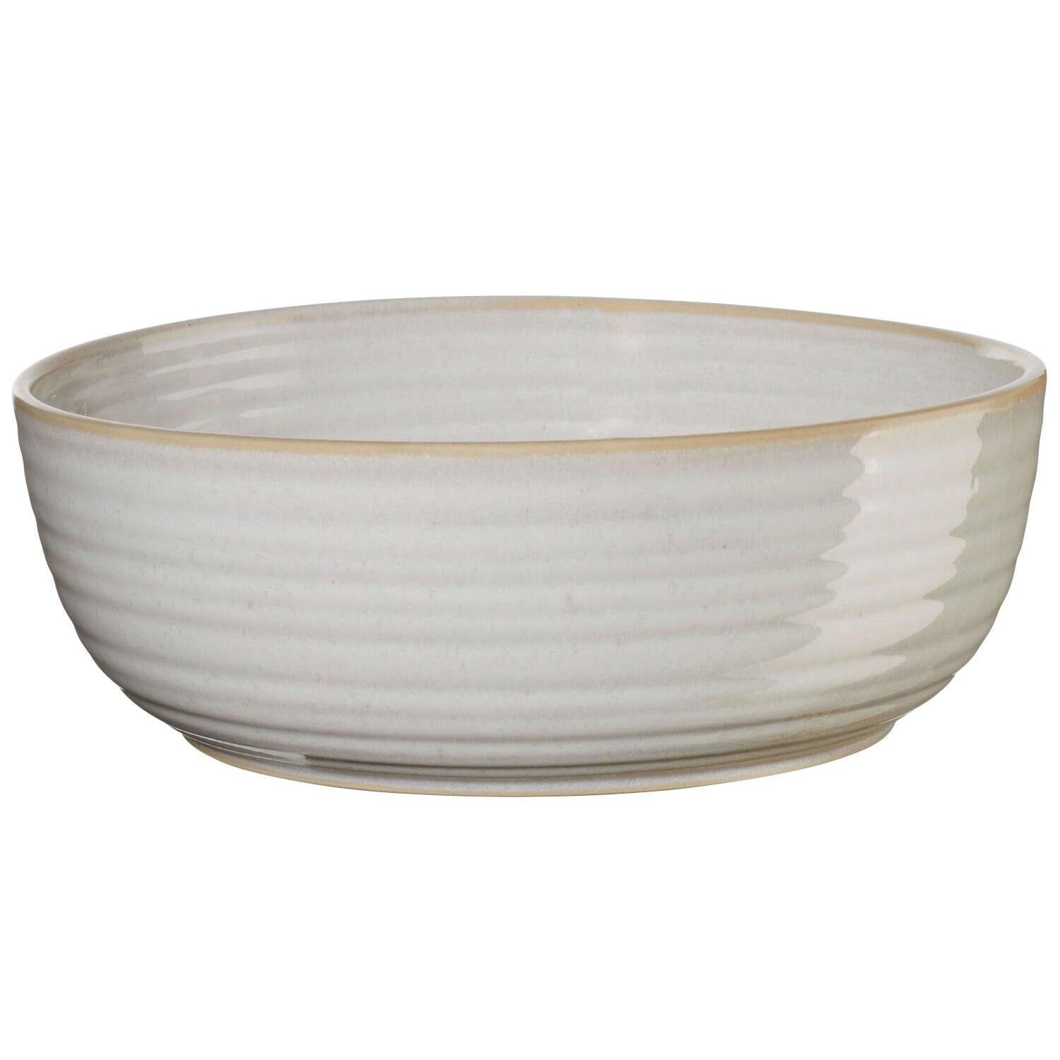 Poke Bowl Scüssel "Cauliflower" -  25 cm (Creme)