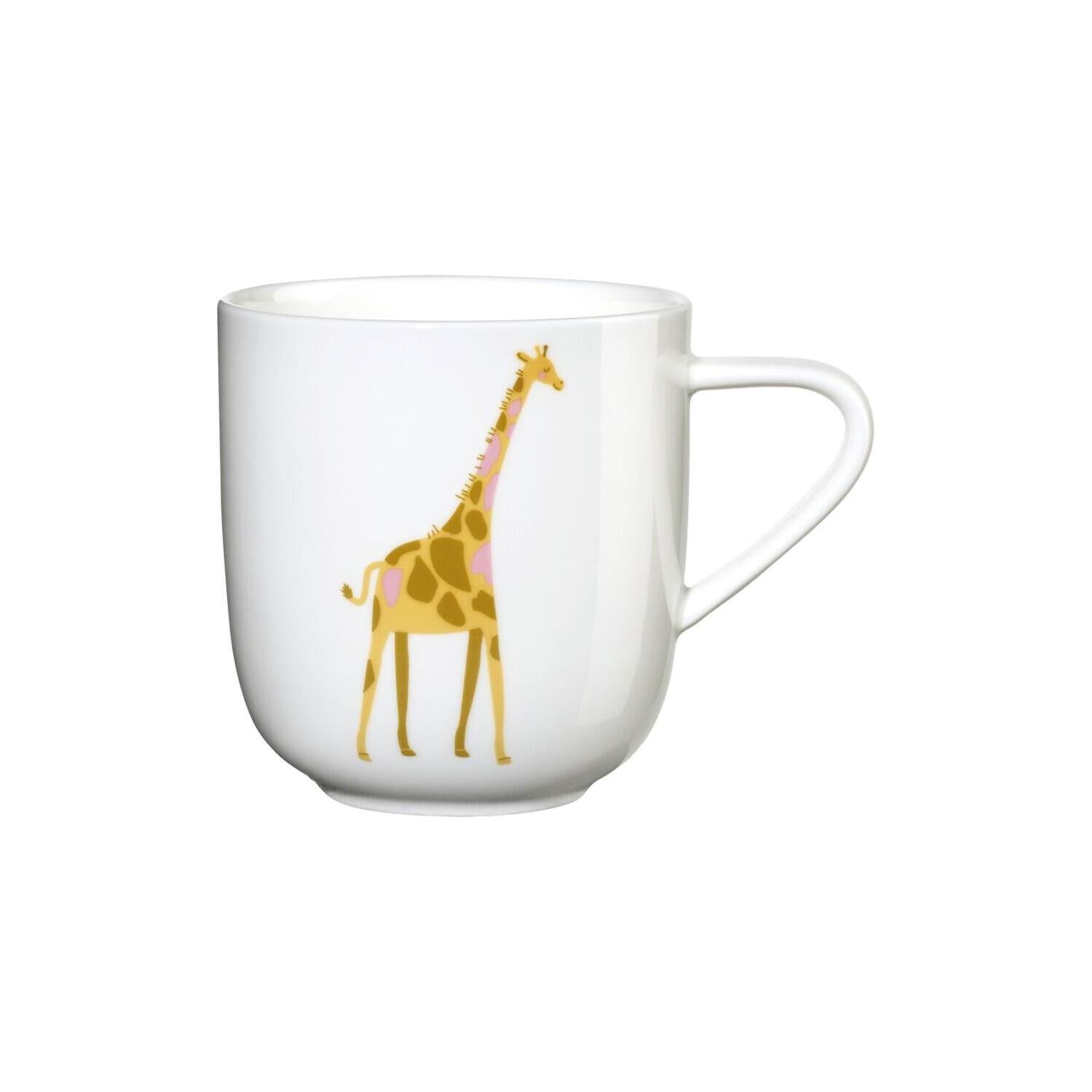 Henkelbecher "Giraffe Gisele" - 250 ml (Weiß)  Kids