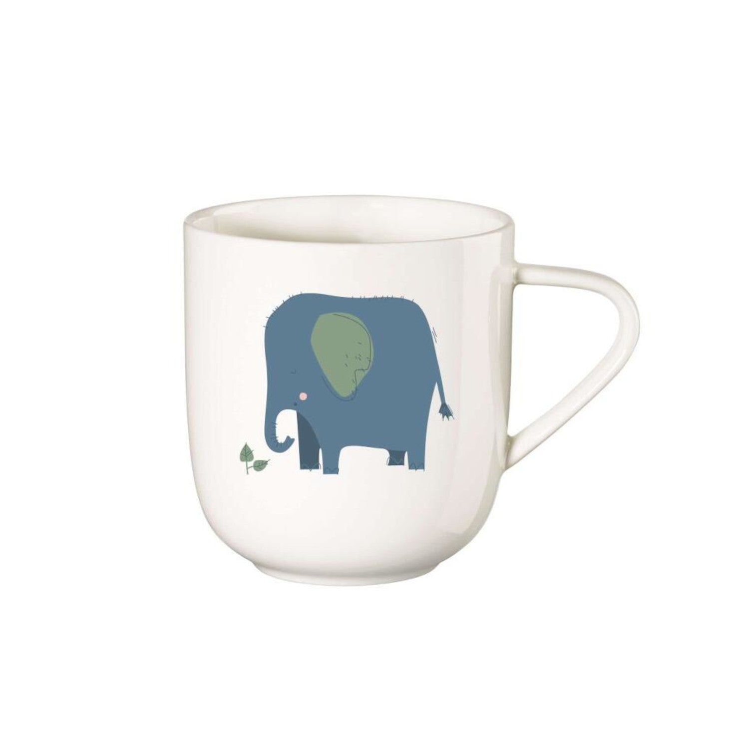Henkelbecher "Emma Elefant" - 250 ml (Weiß)