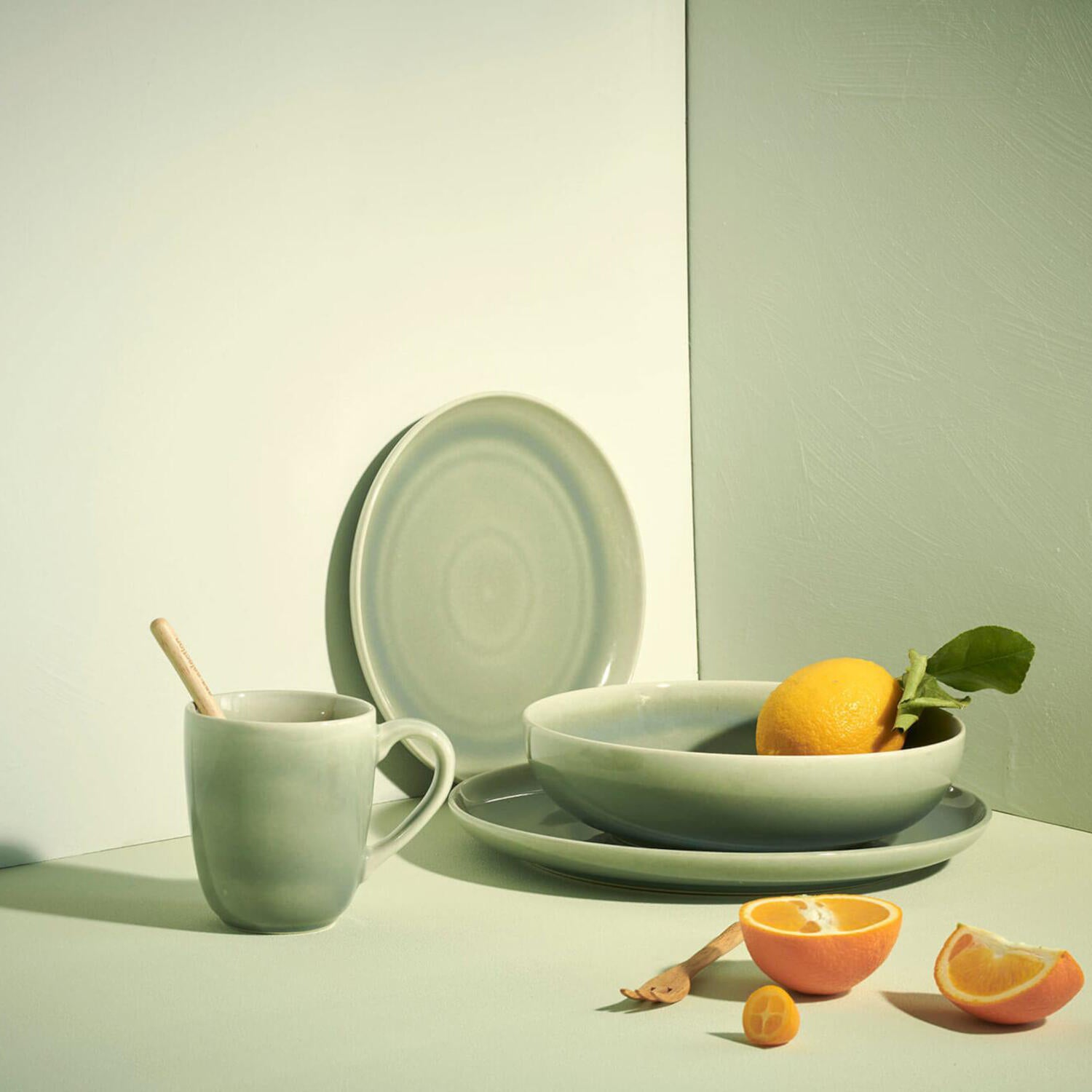 Henkelbecher "Saisons Agave" - 250 ml (Grün)