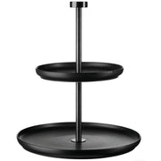 Etagere 2-stufig "Coppa Kuro" - 21x23,5 cm (Schwarz)