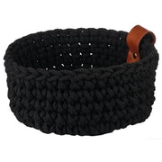 Häkelkorb - 20 cm (Schwarz)