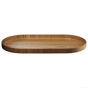 Holztablett oval - 44x22,5 cm (Braun)