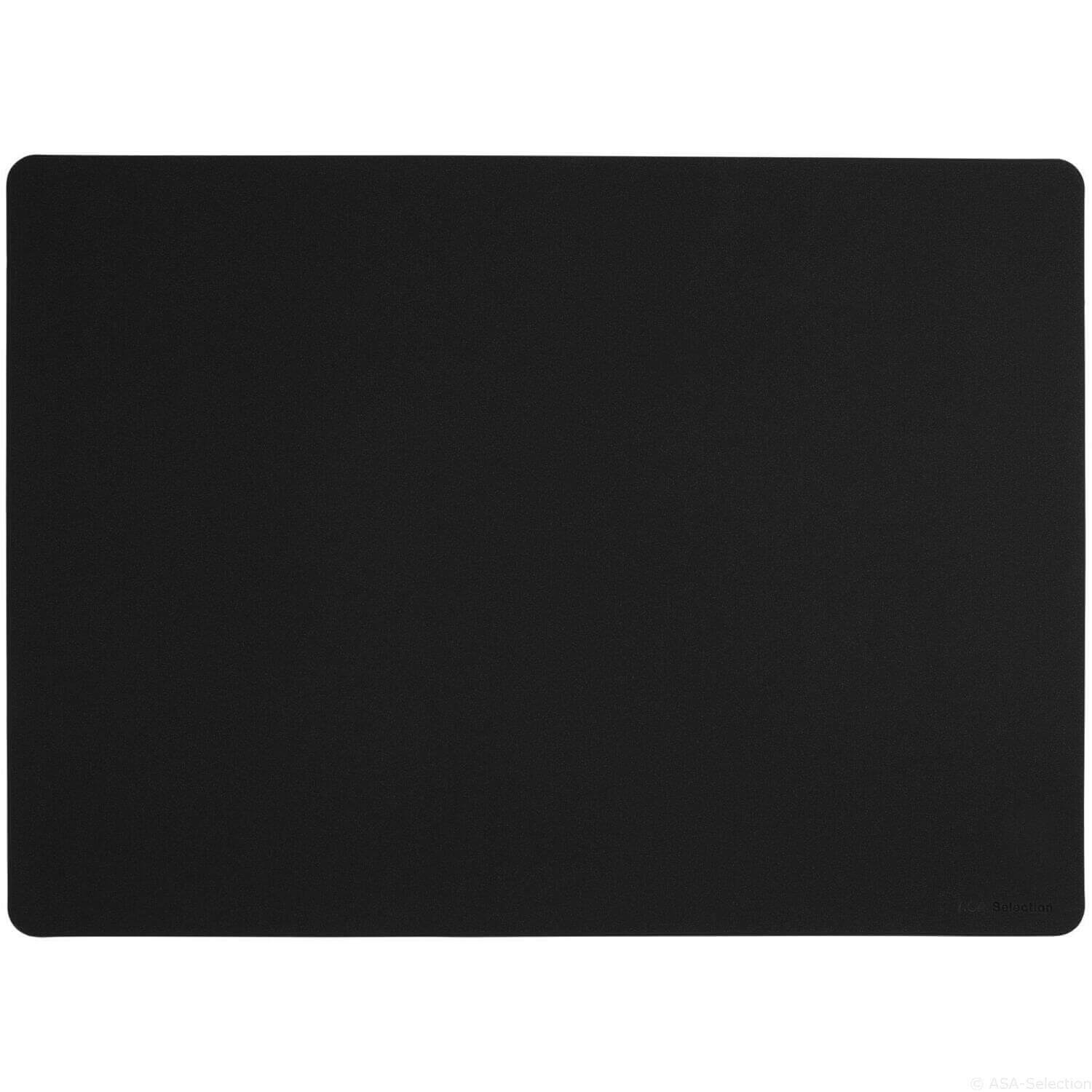 Tischset in Lederoptik - 46 x 33 cm (Schwarz)
