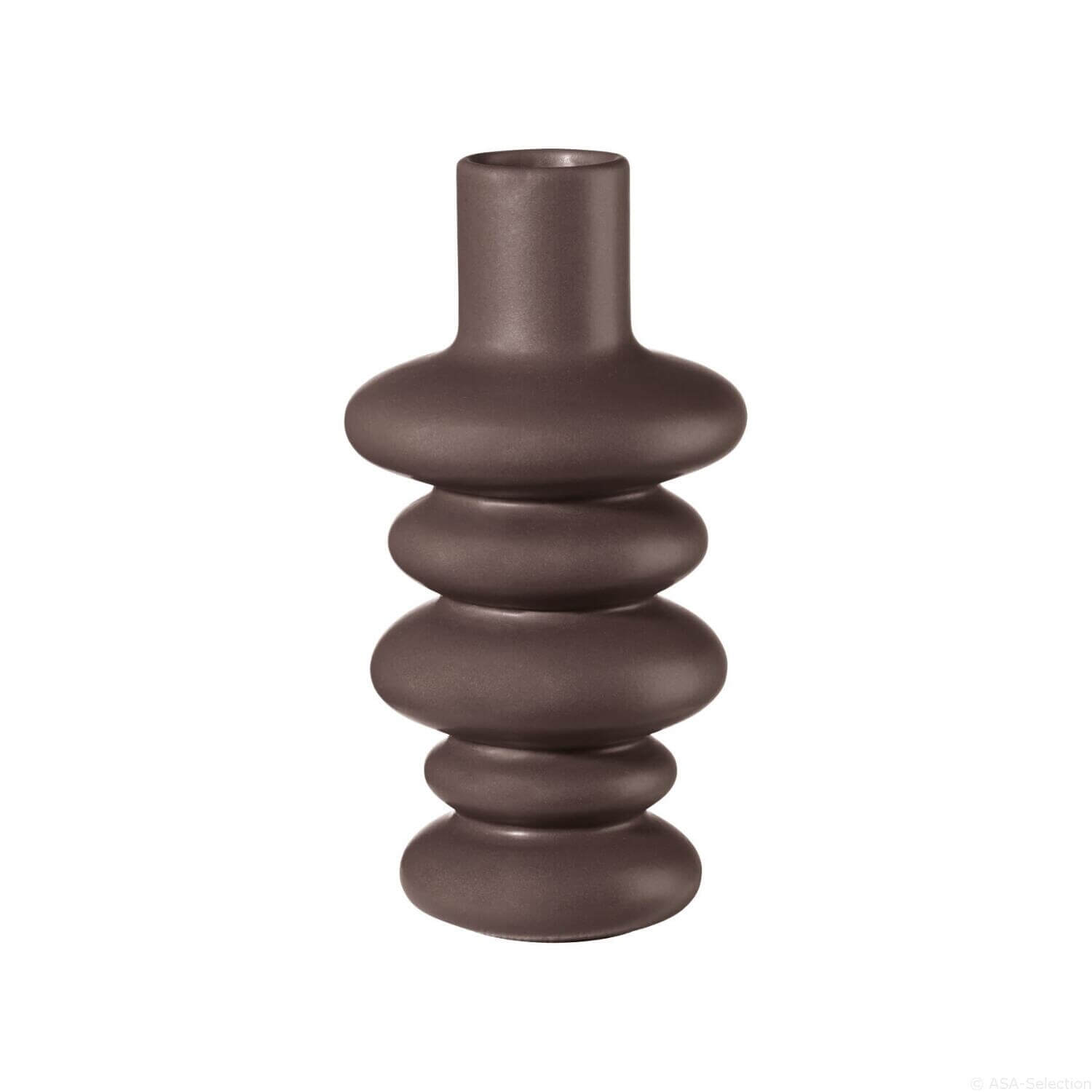 Vase "Como" - 4x18 cm (Braun)