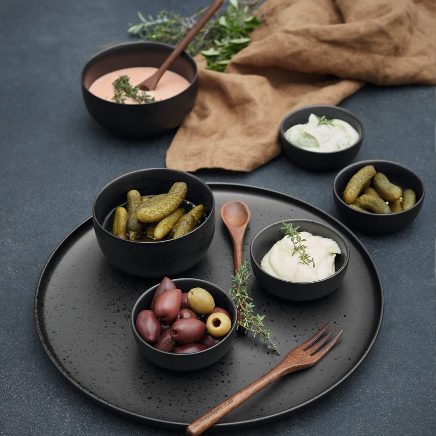 Snackschale "Coppa Kuro" - 11 cm (Schwarz)