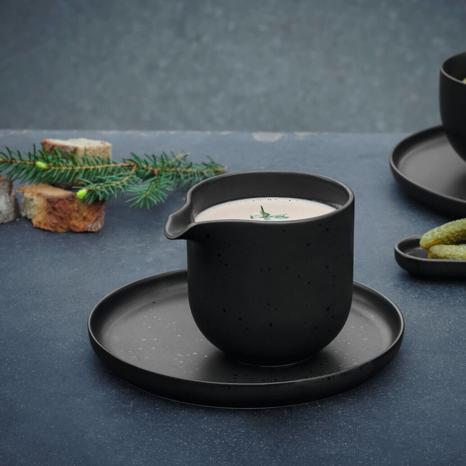 Sauciere "Coppa Kuro" - 7,5x9,8 cm (Schwarz)