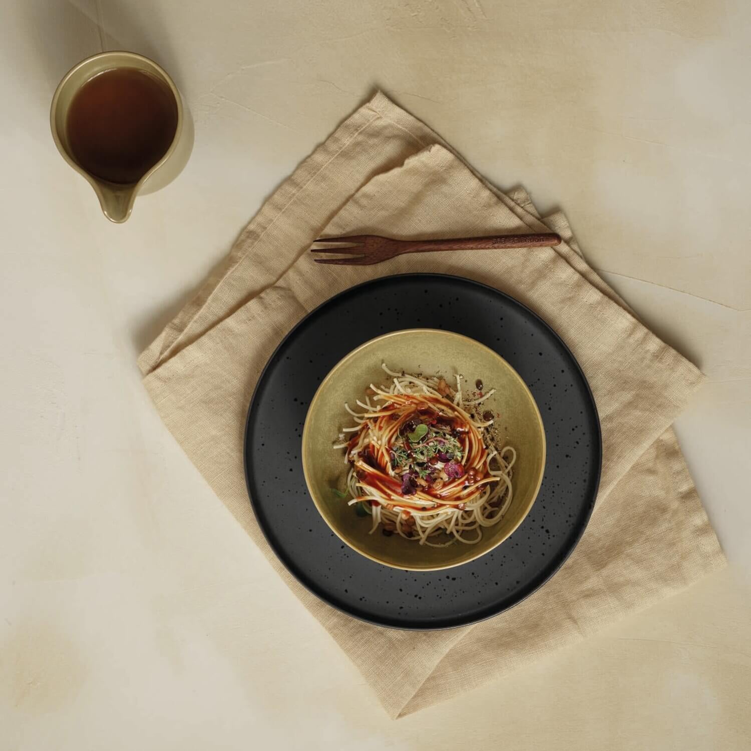 Gourmetteller "Coppa Miso" - 22 cm (Gelb)