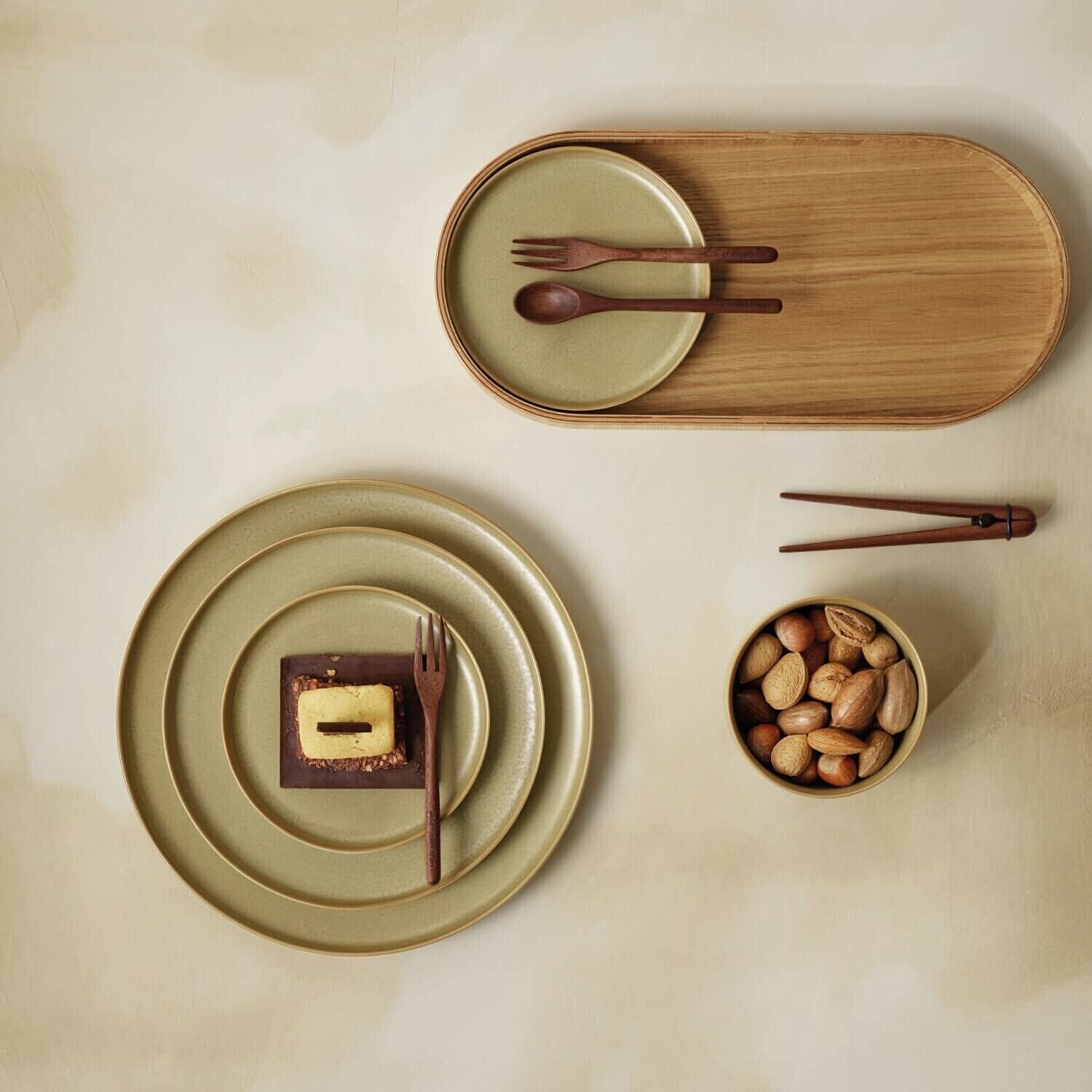 Dessertteller "Coppa Miso" - 21 cm (Gelb)