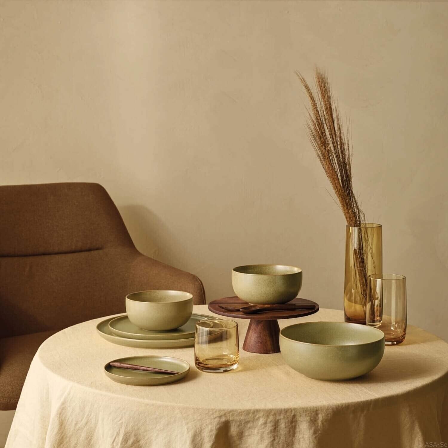 Dessertteller "Coppa Miso" - 21 cm (Gelb)