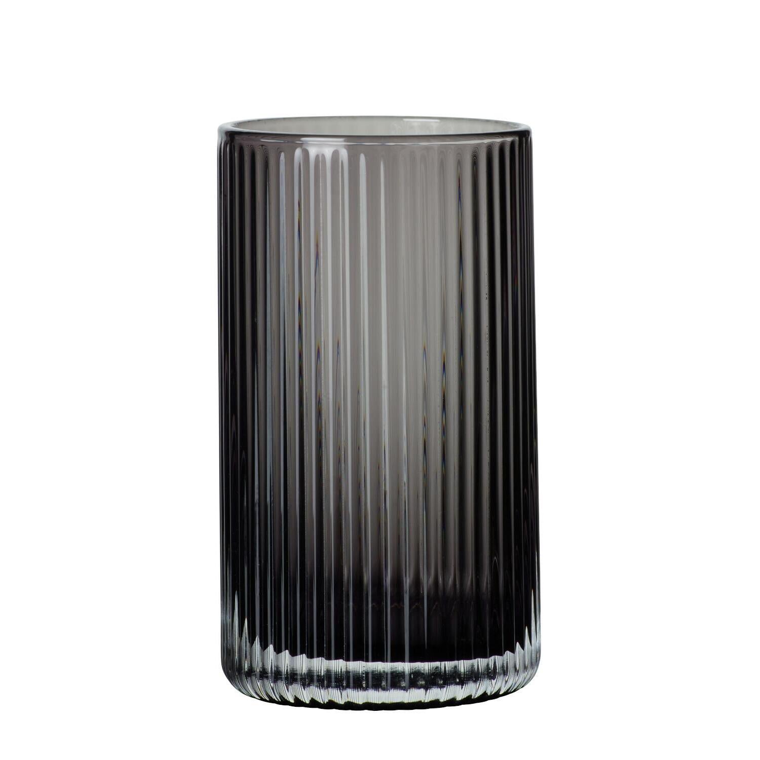 Trinkglas/Tumbler mundgeblasen - 0,28 l (Grau)